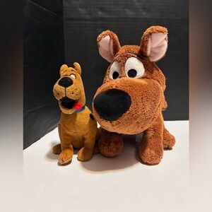 SCOOBY DOO Big Head 10” And 6” Ty Animal Adventure Plush